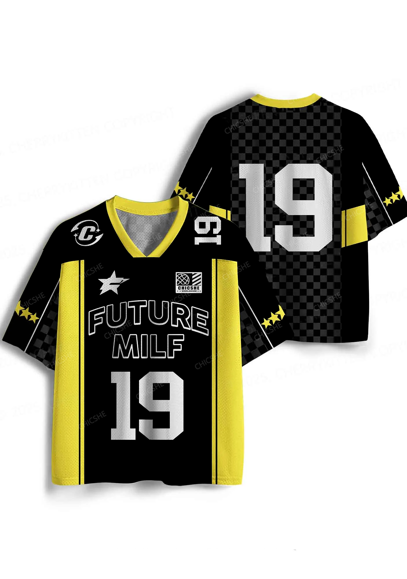 Custom Black Future Mxxf Y2K Sport Jersey Shirts Chicshe