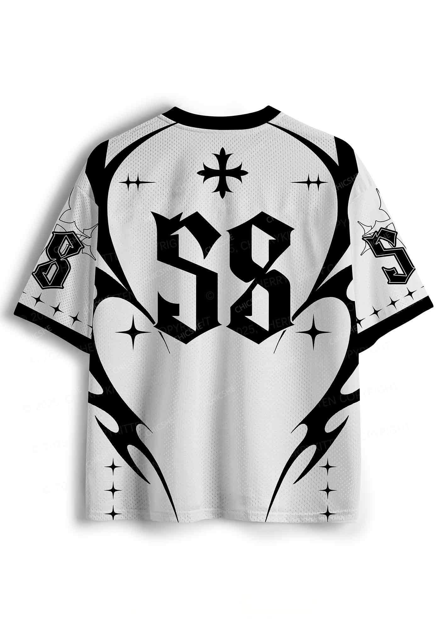 Custom White Cxxt Y2K Sport Jersey Shirts Chicshe