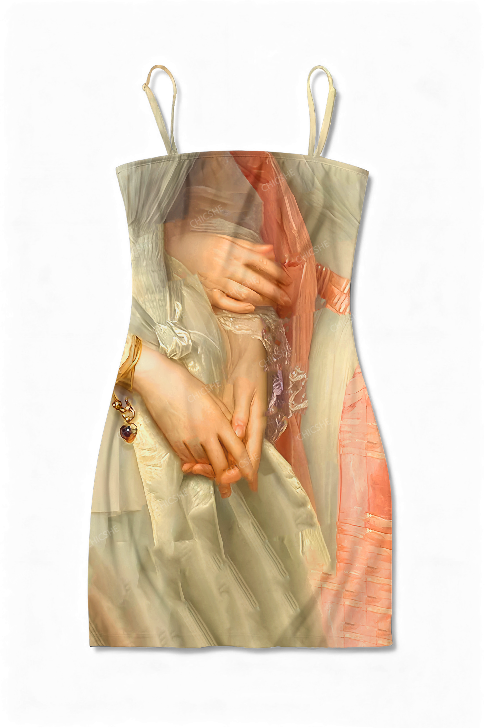 Good Friends Pride Y2K Print Slip Dress Chicshe