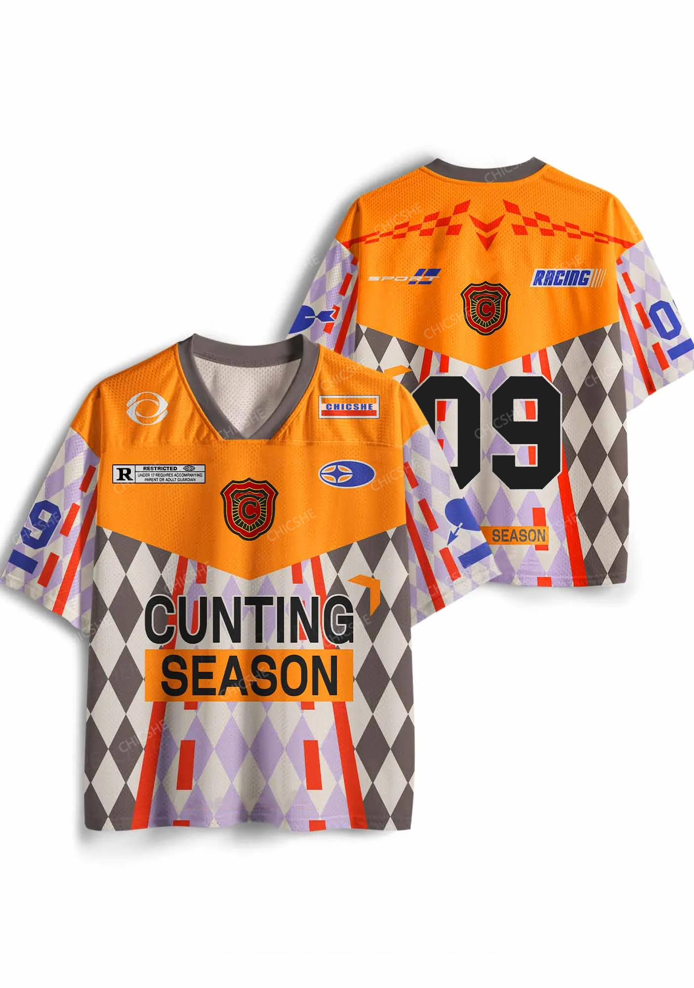 Custom Cunting Season Y2K Sport Jersey Shirts Chicshe