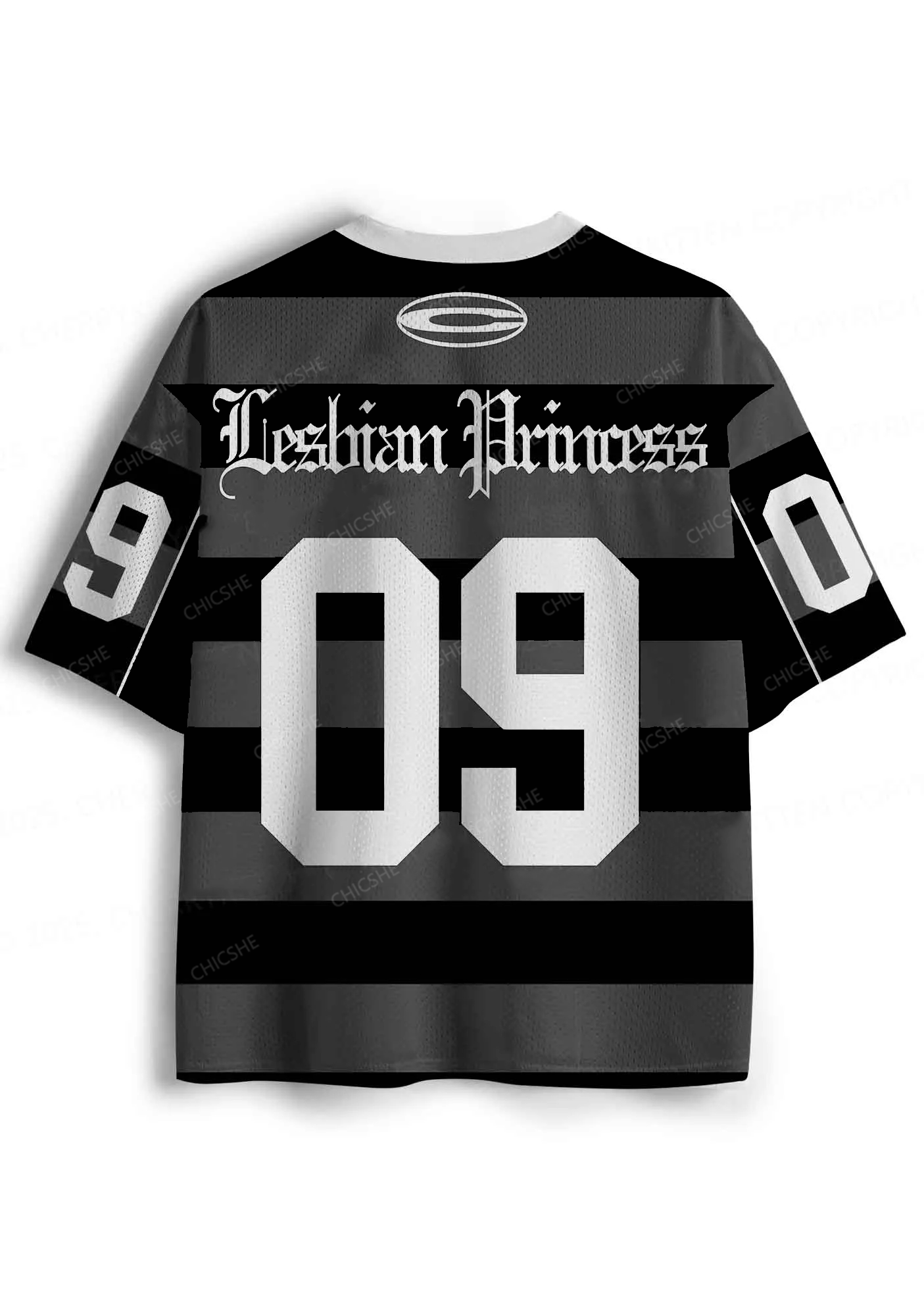 Custom Black Lesbian Princess Pride Y2K Sport Jersey Shirts Chicshe