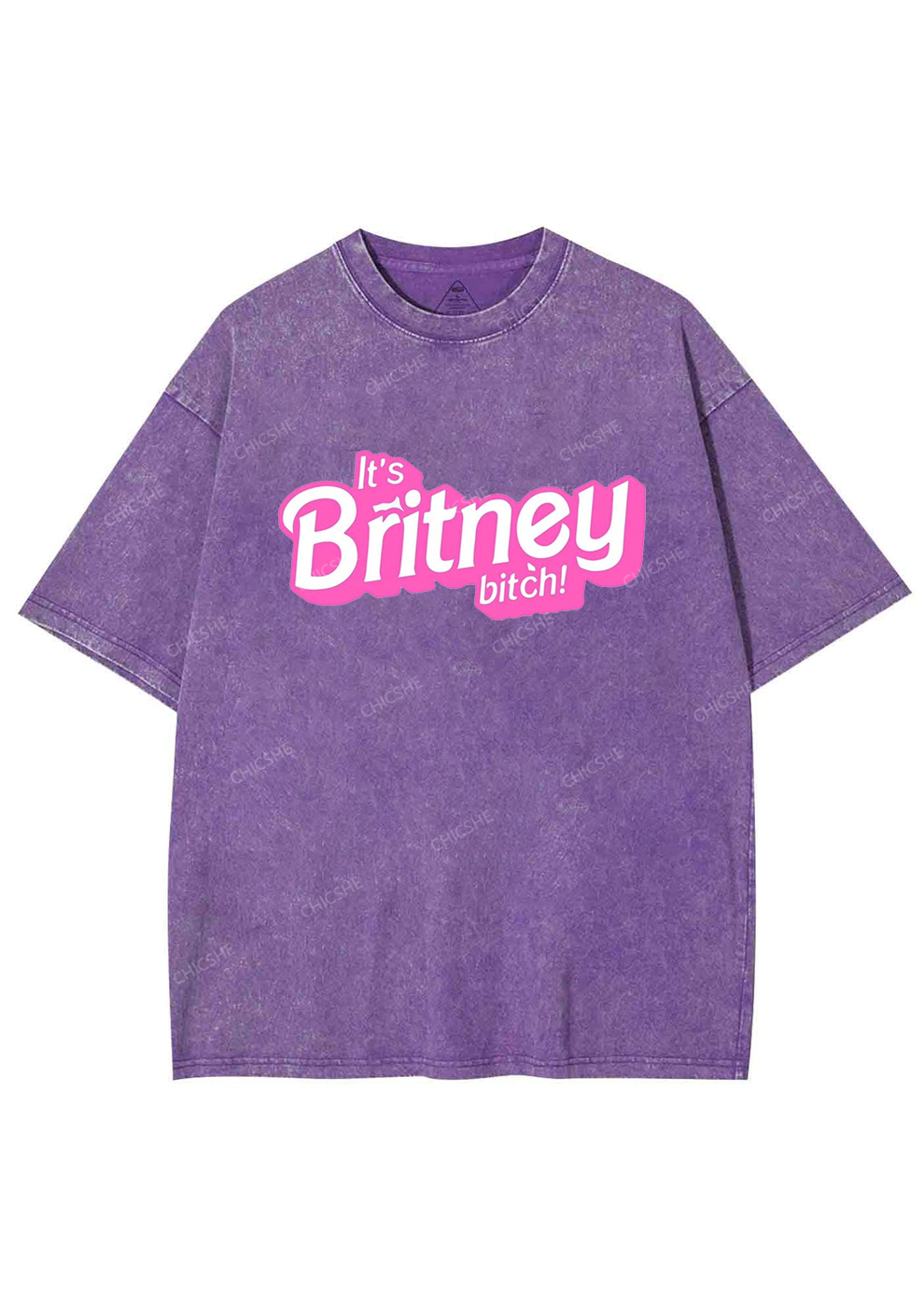 It's Britney Bixch Y2K Washed Tee Chicshe