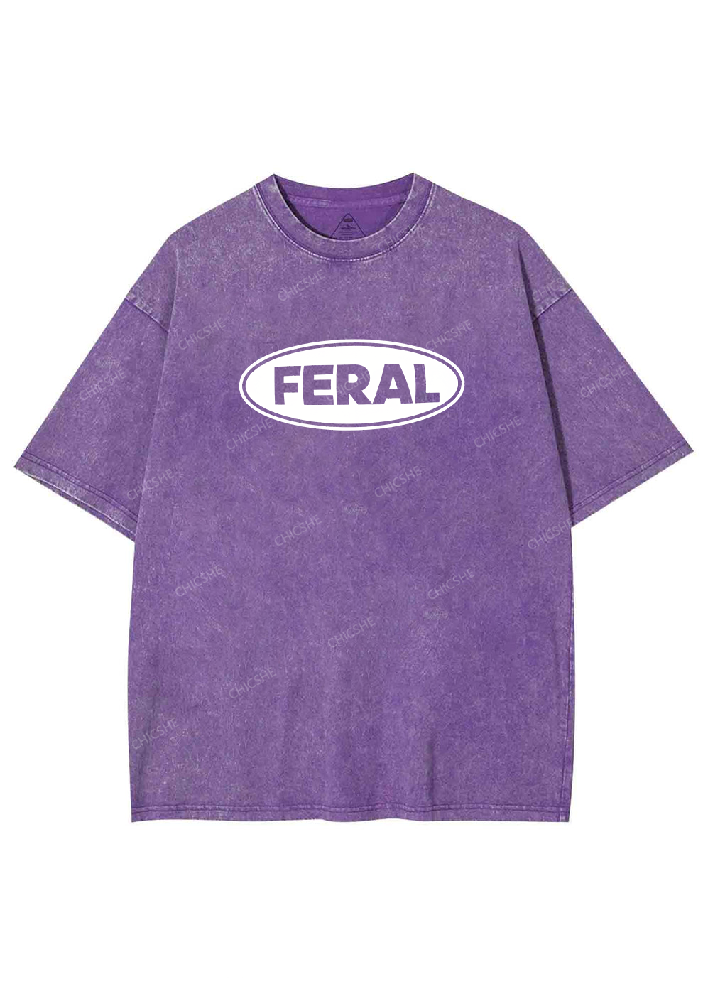 Feral Y2K Shirts Washed Tee Chicshe