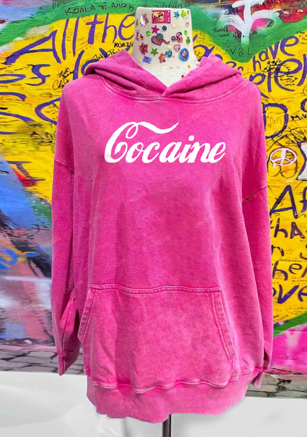 Special Cola Y2K Washed Hoodie Chicshe