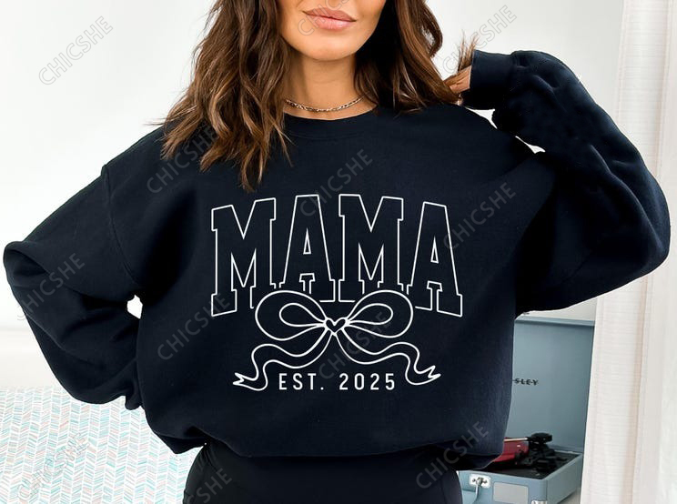 Custom Mama Est Sweatshirt Personalized Gift