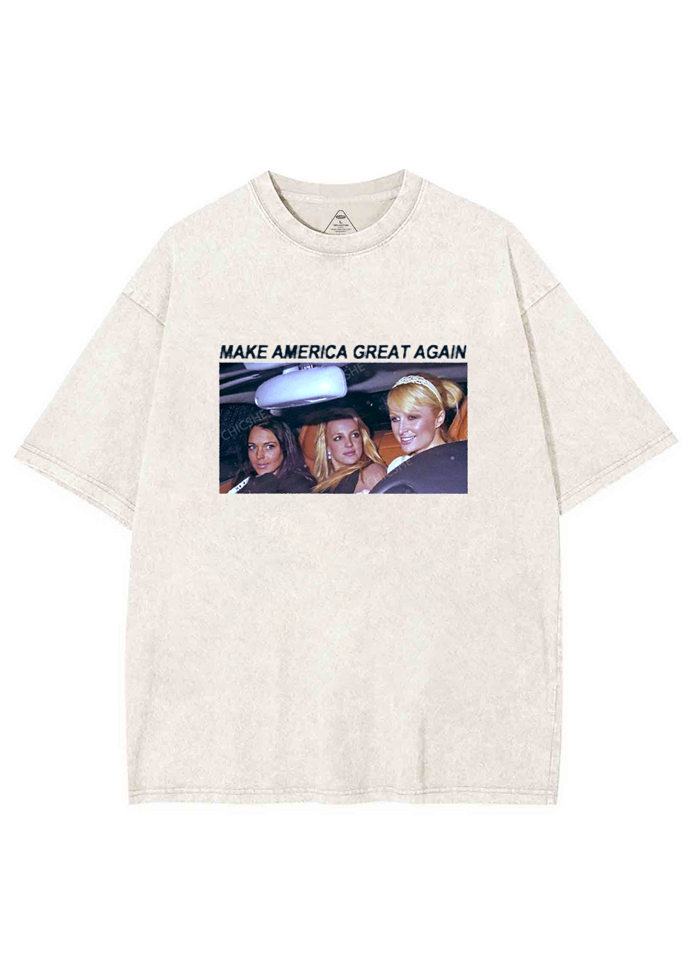Make America Great Again Y2K Washed Tee Chicshe