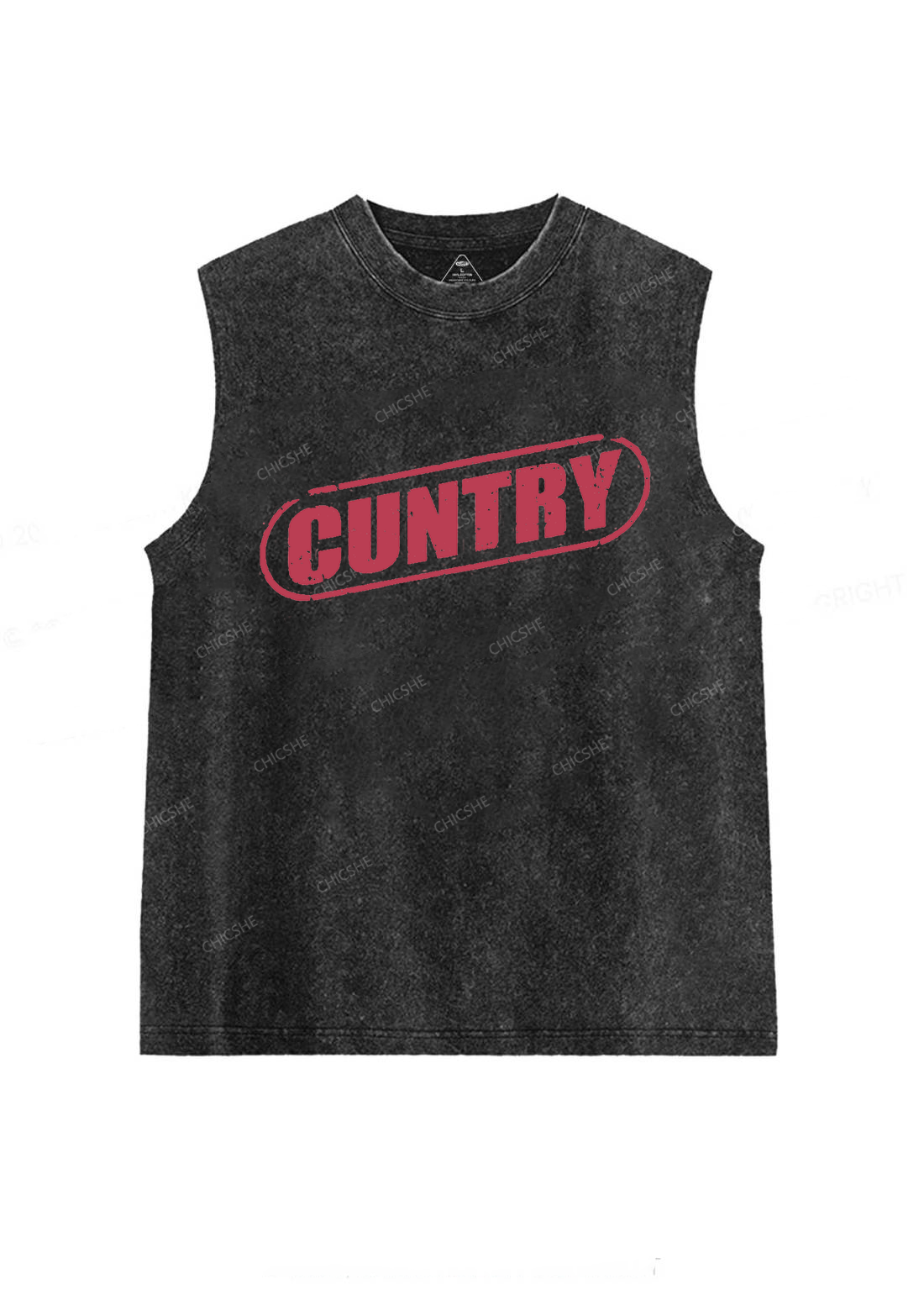 Cuntry Y2K Washed Tank Chicshe