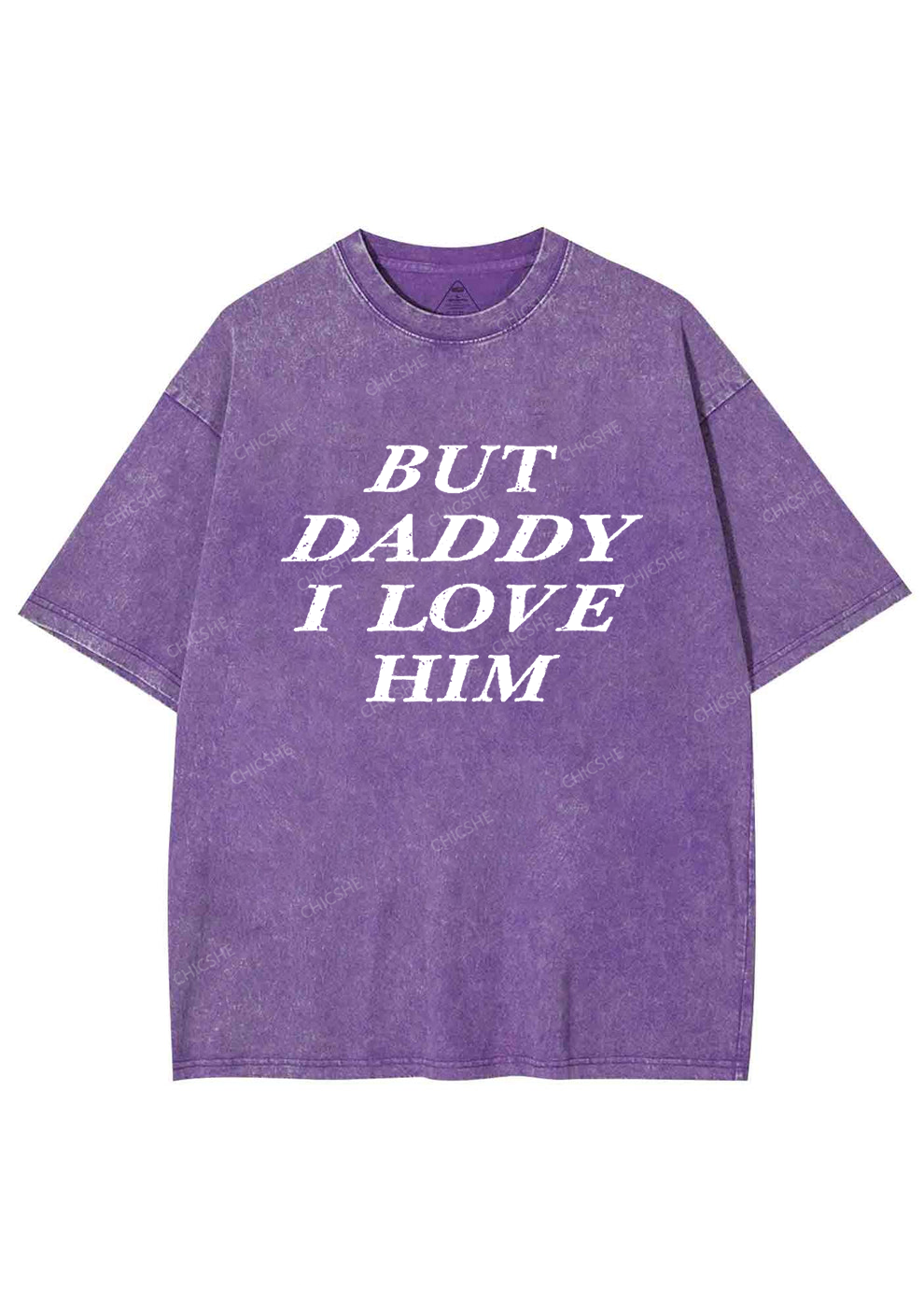 But Daddy I Love Him Y2K Washed Tee Chicshe