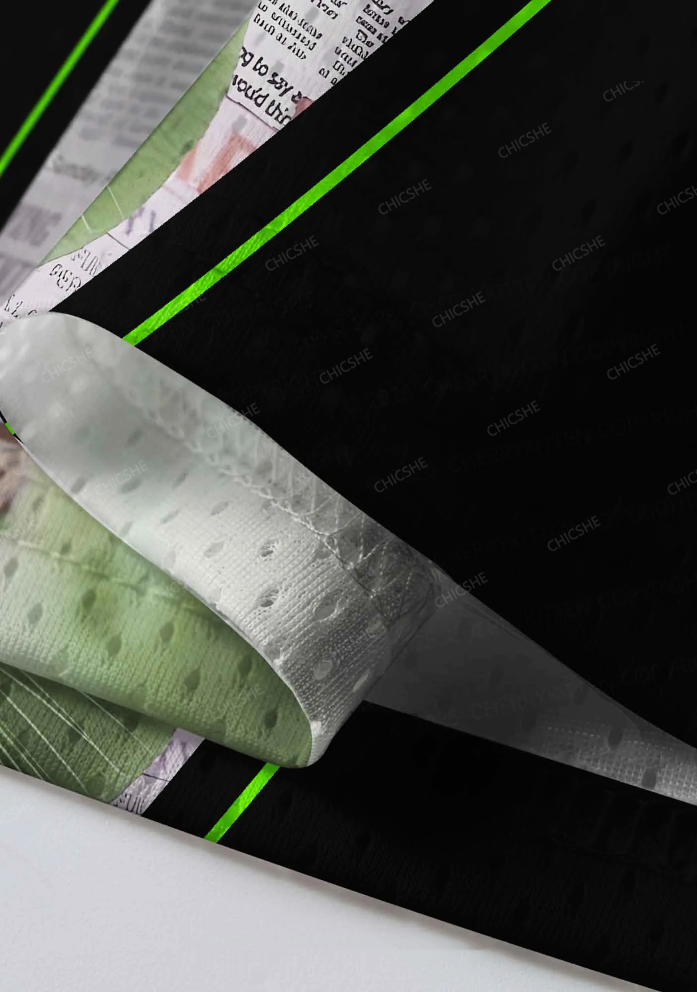 Custom Green Alien Kitten Y2K Sport Jersey Shirts Chicshe