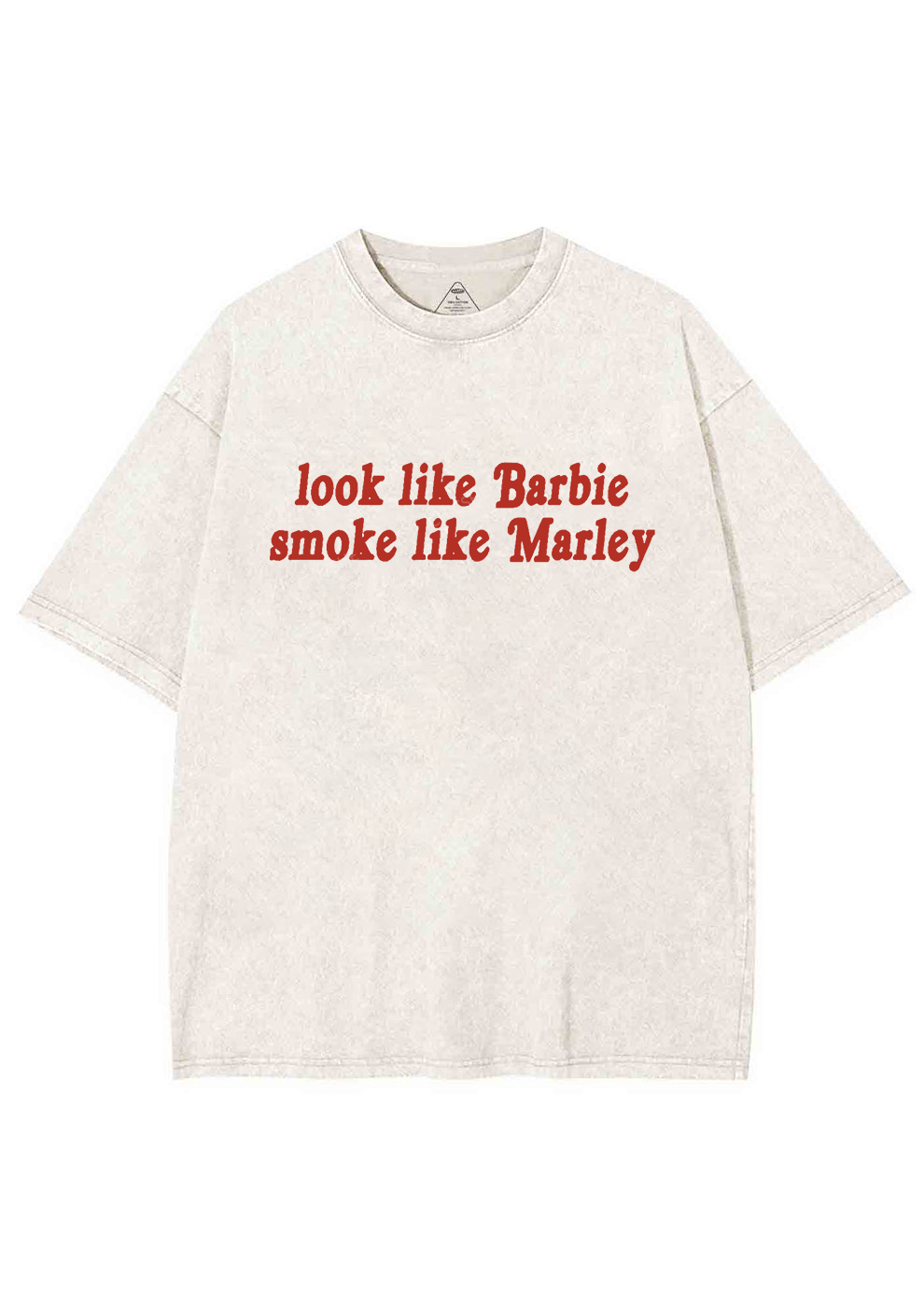 Smoke Like Marley Y2K Washed Tee Chicshe