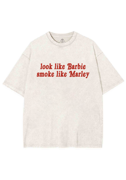 Smoke Like Marley Y2K Washed Tee Chicshe