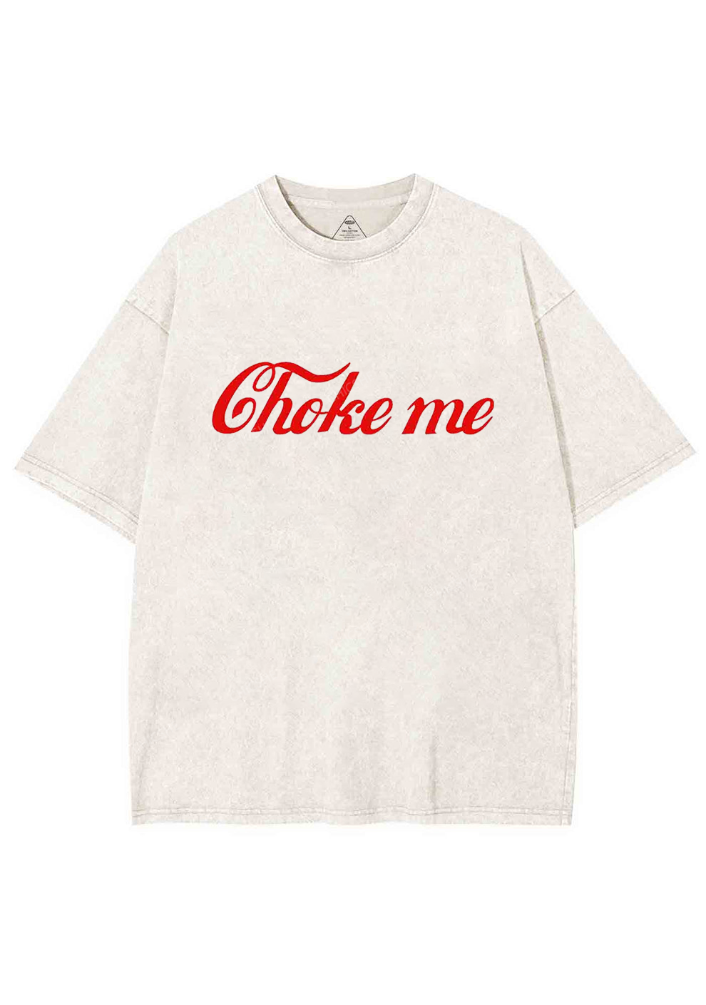 Choke Me Y2K Washed Tee Cherrykitten