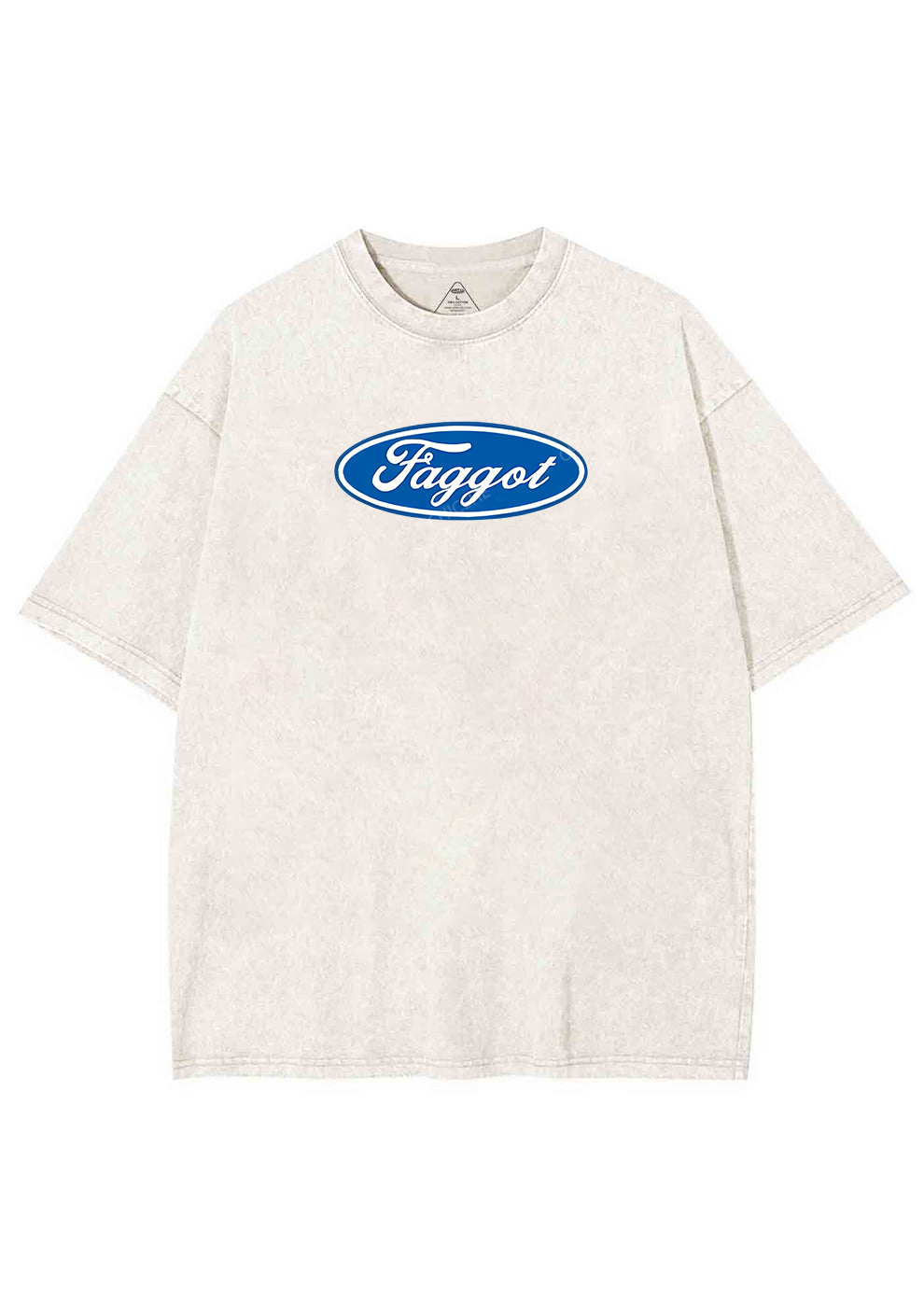 Faggot Pride Y2K Shirts Washed Tee Chicshe