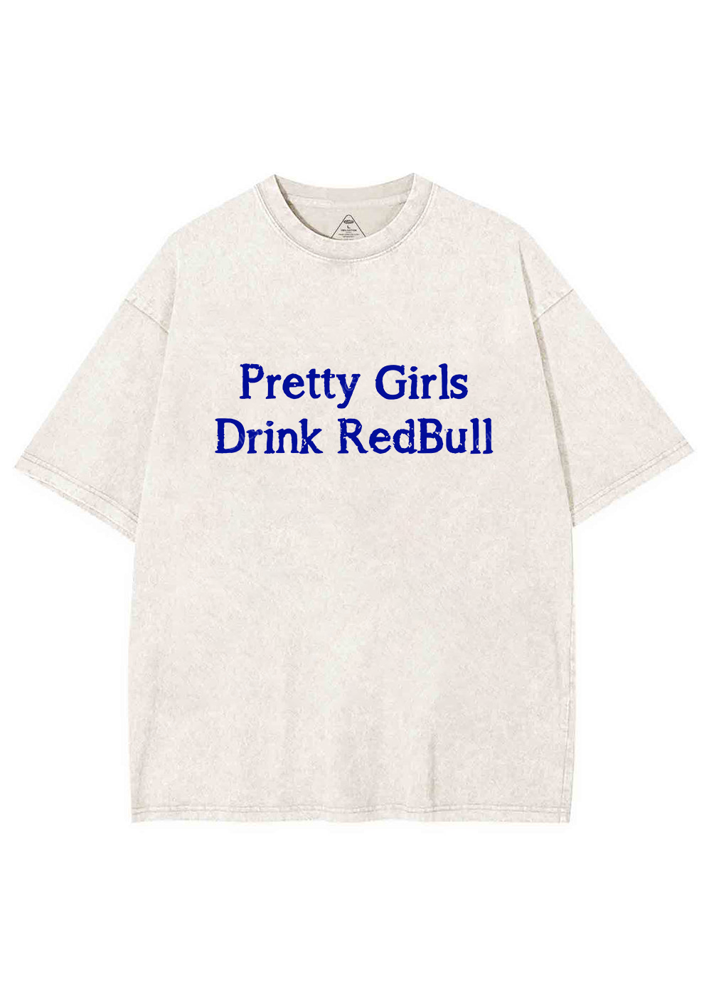 Pretty Girls Drink Redbull Y2K Washed Tee Chicshe