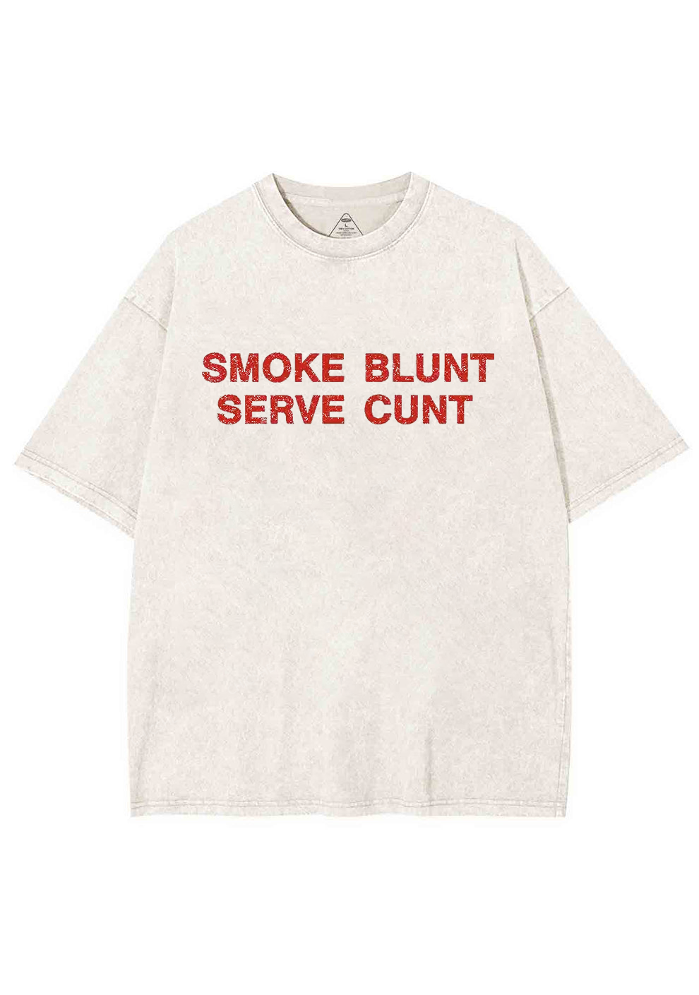 Smoke Blunt Y2K Washed Tee Cherrykitten