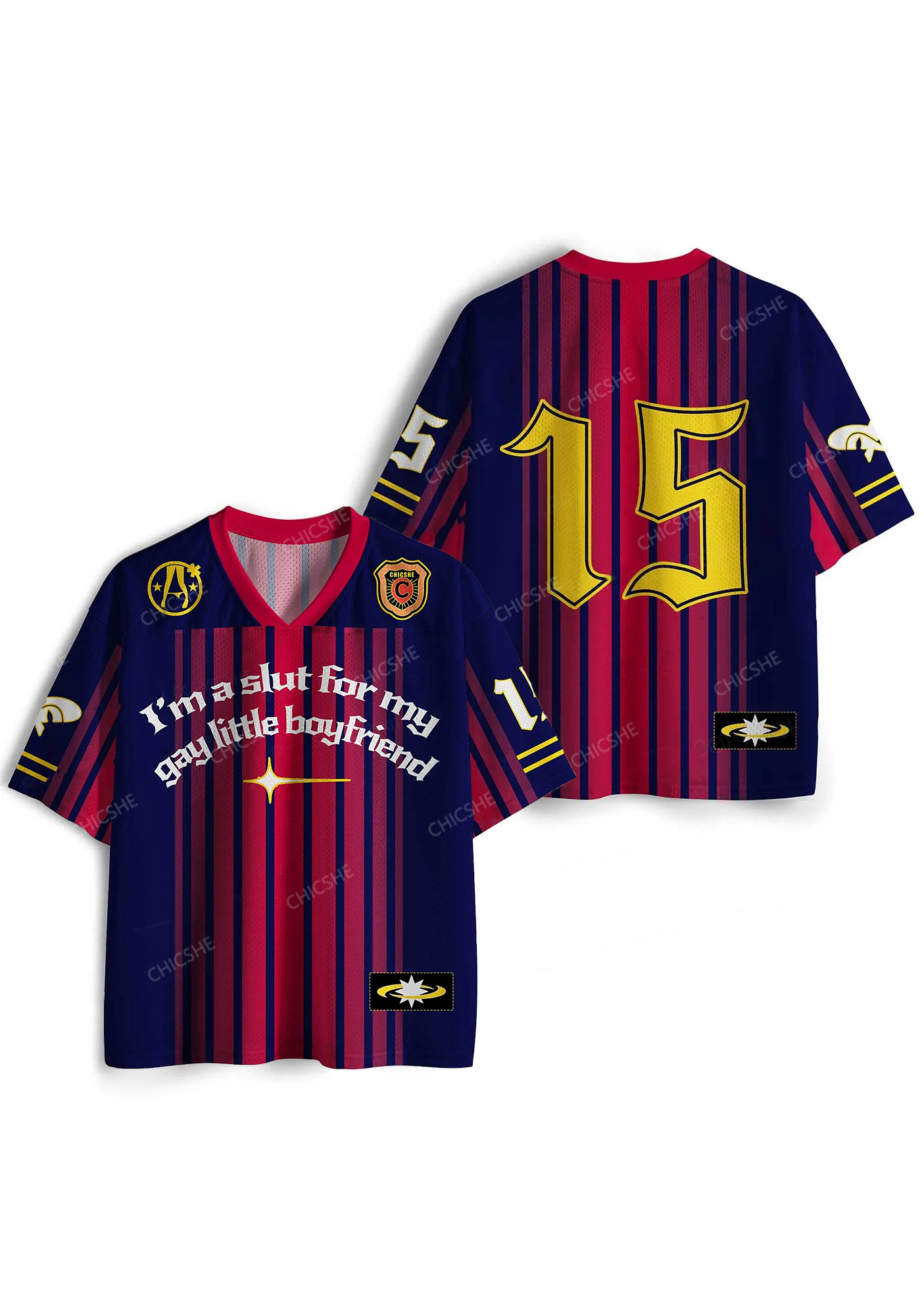 Custom Slxt For My Gay BF Y2K Sport Jersey Shirts Chicshe