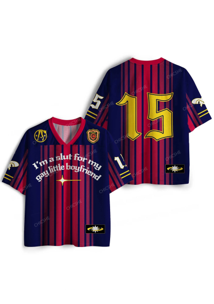 Custom Slxt For My Gay BF Y2K Sport Jersey Shirts Chicshe