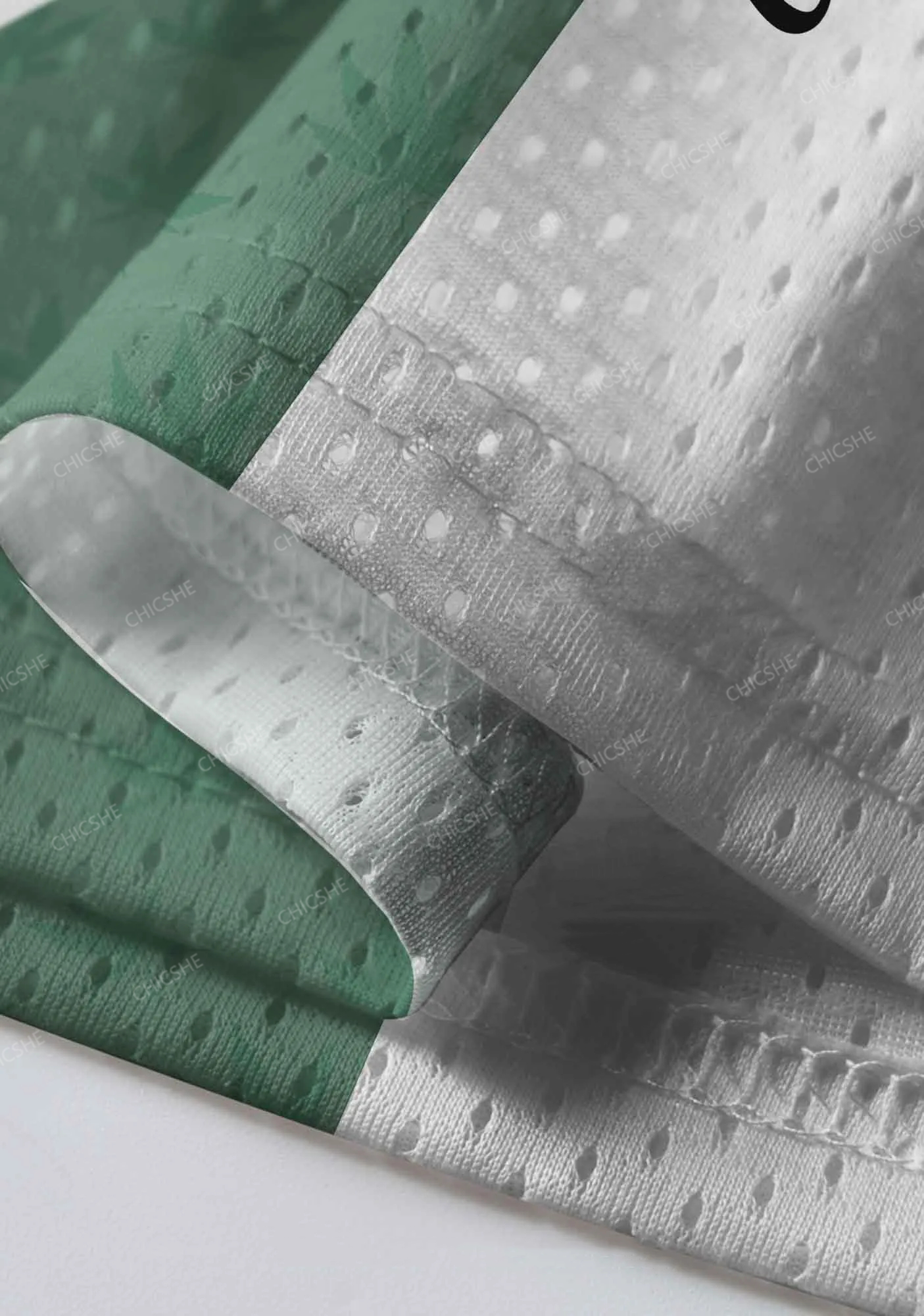 Custom Green Racing Smoke Blunt Y2K Sport Jersey Shirts Chicshe