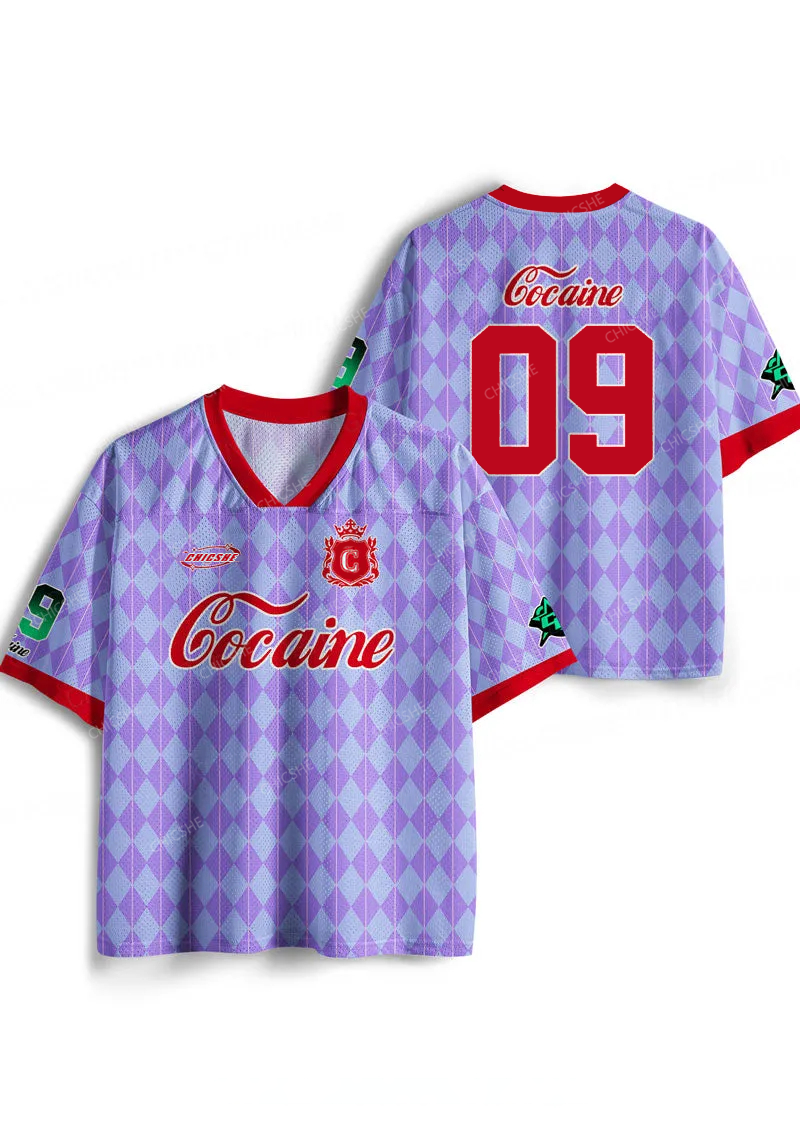 Custom Purple Cola Y2K Sport Jersey Shirts Chicshe