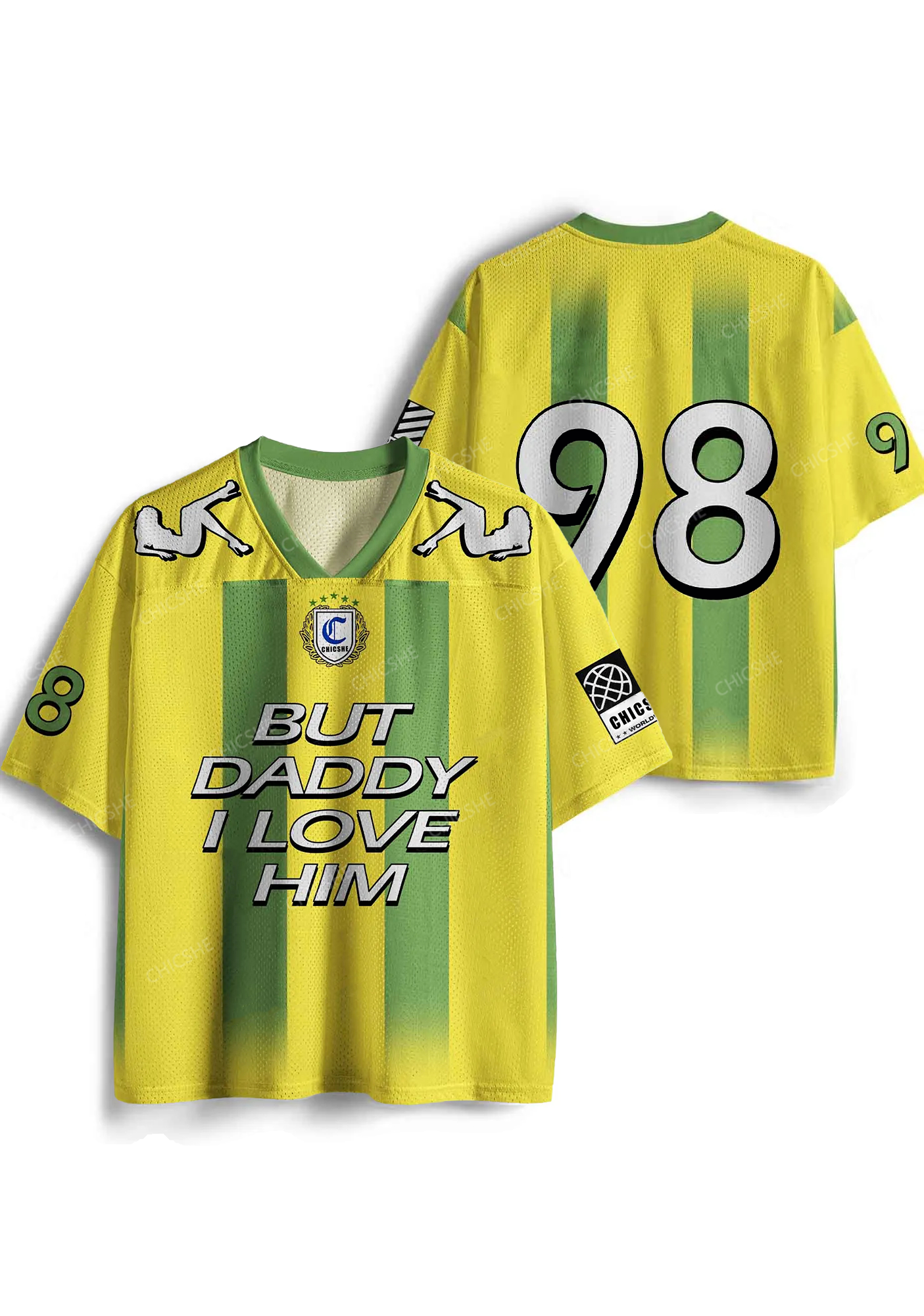 Custom But Daddy I Love Him Y2K Sport Jersey Shirts Chicshe