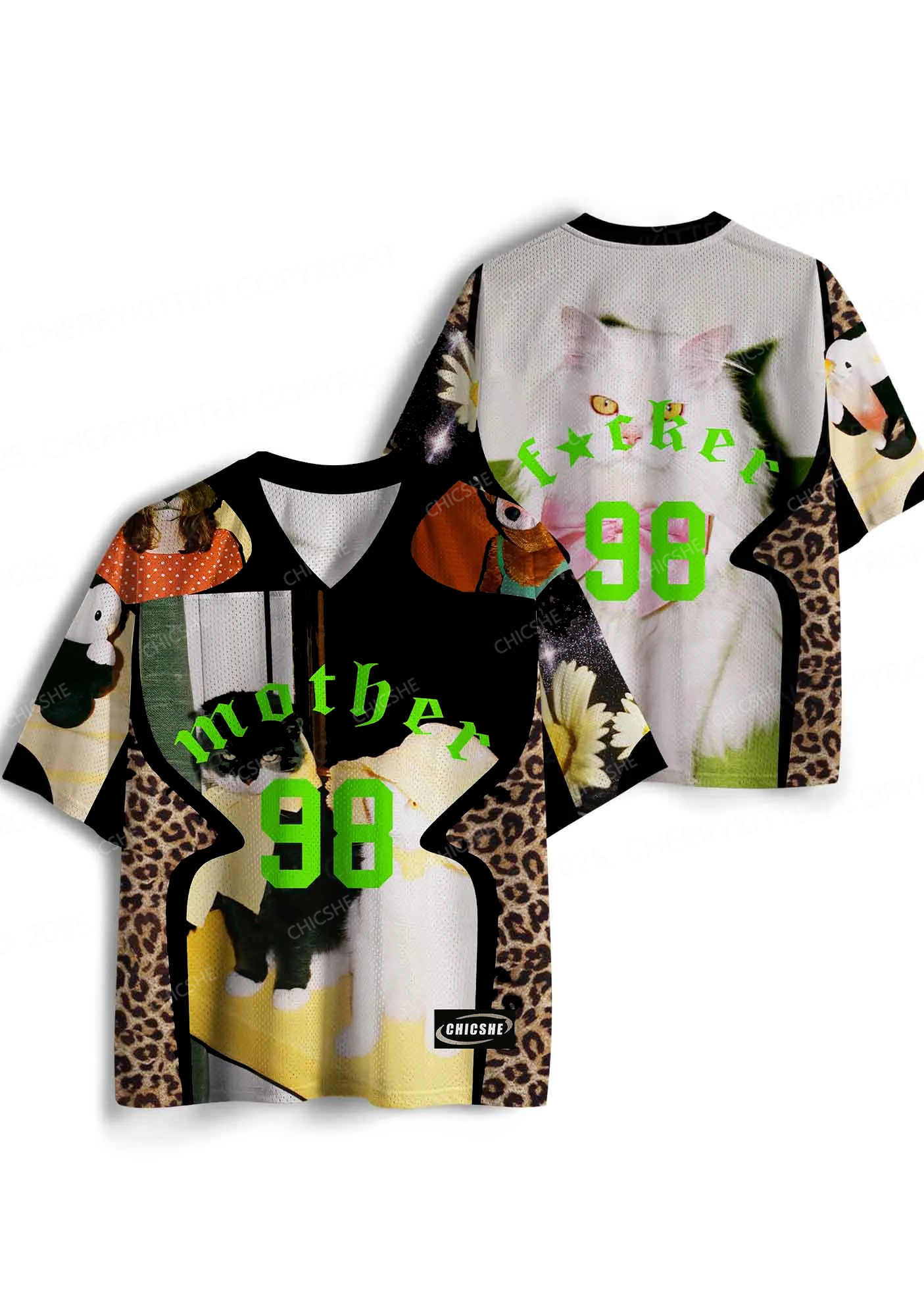 Custom Cats Friend Y2K Sport Jersey Shirts Chicshe