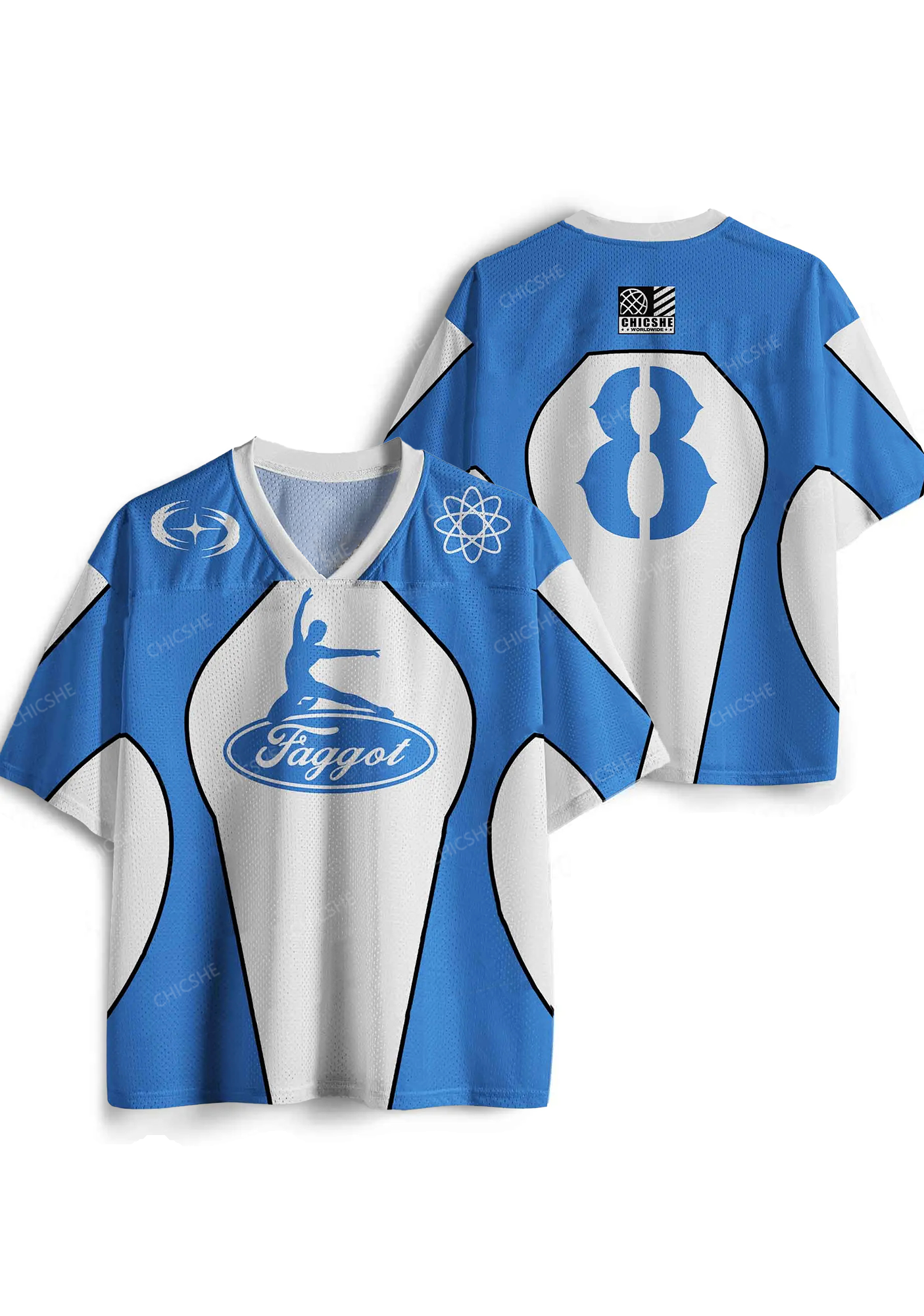 Custom Dancing Faggot Pride Y2K Sport Jersey Shirts Chicshe