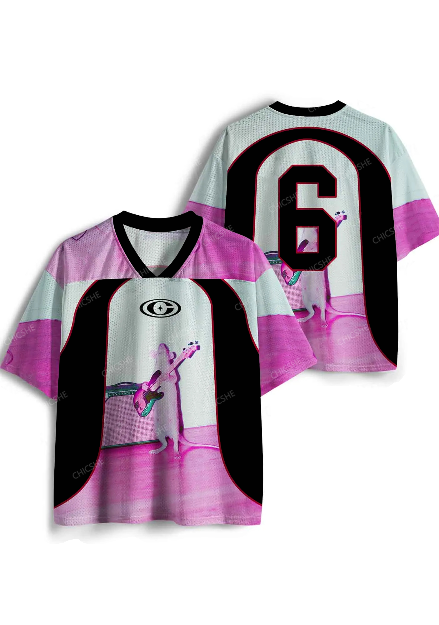 Custom Rat Guitarist Y2K Sport Jersey Shirts Chicshe