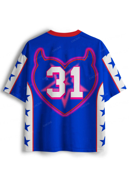 Custom Halloween Wednesday Wear Pink Horror Y2K Sport Jersey Shirts Chicshe