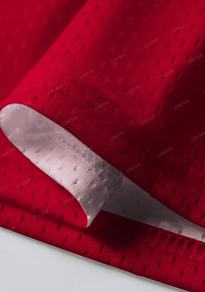 Custom Red Feral Y2K Sport Jersey Shirts Chicshe