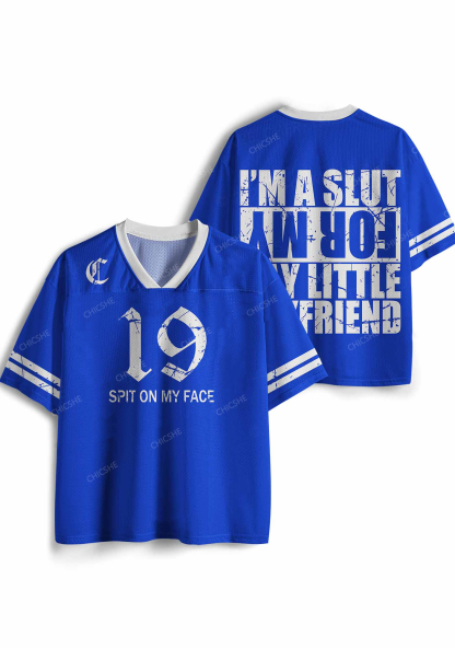 Custom Spit On Face Y2K Sport Jersey Shirts Chicshe