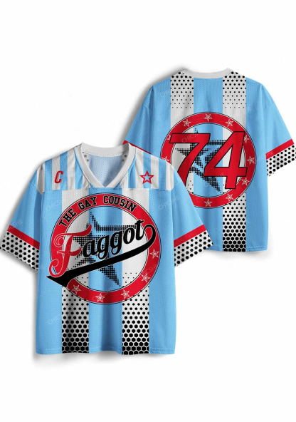 Custom Gay Cousin Faggot Pride Y2K Sport Jersey Shirts Chicshe