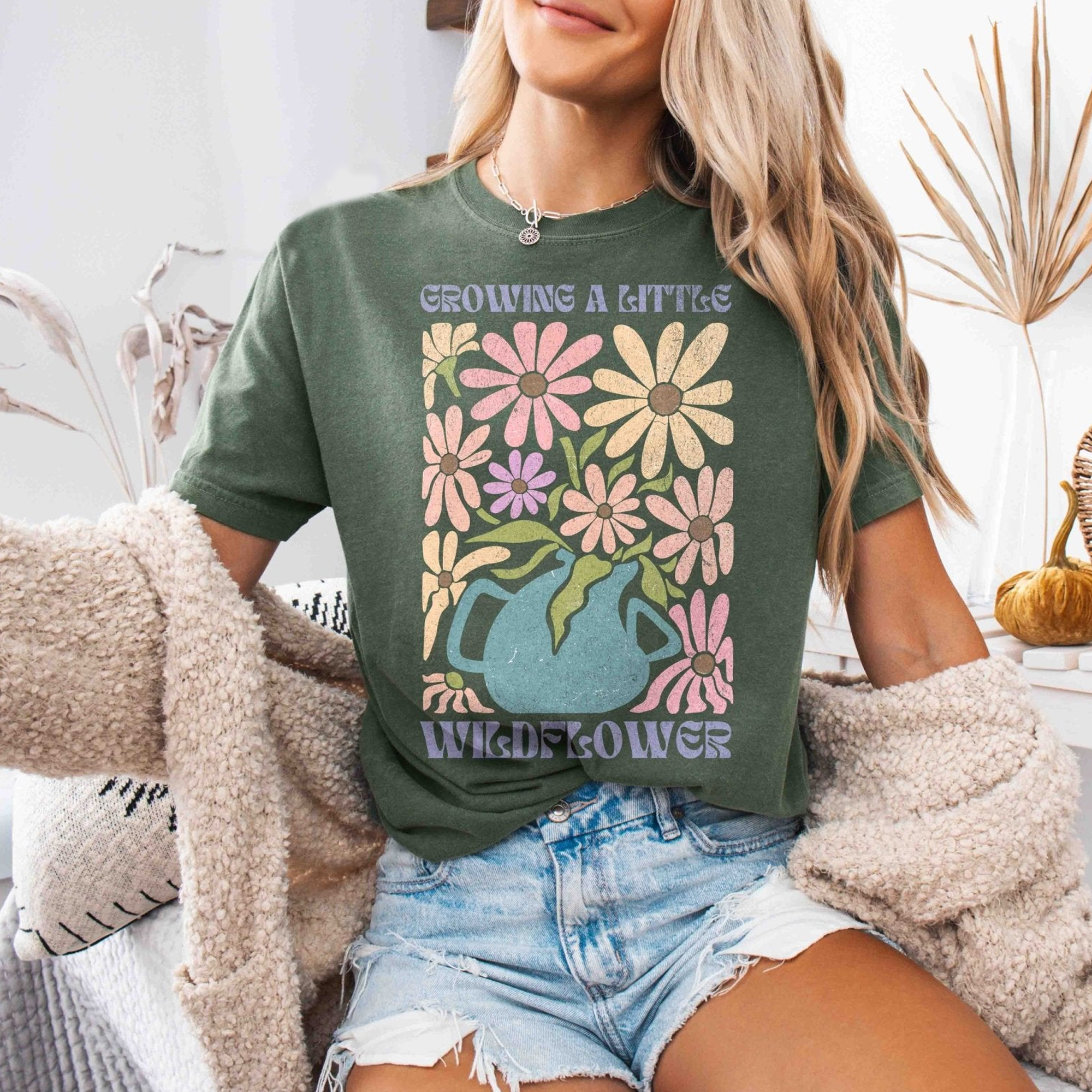 Growing A Little Wildflower Shirt