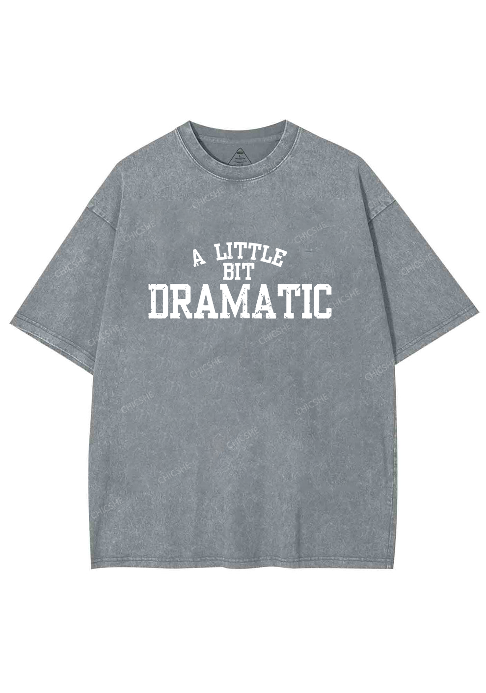 A Little Bit Dramatic Y2K Washed Tee Chicshe