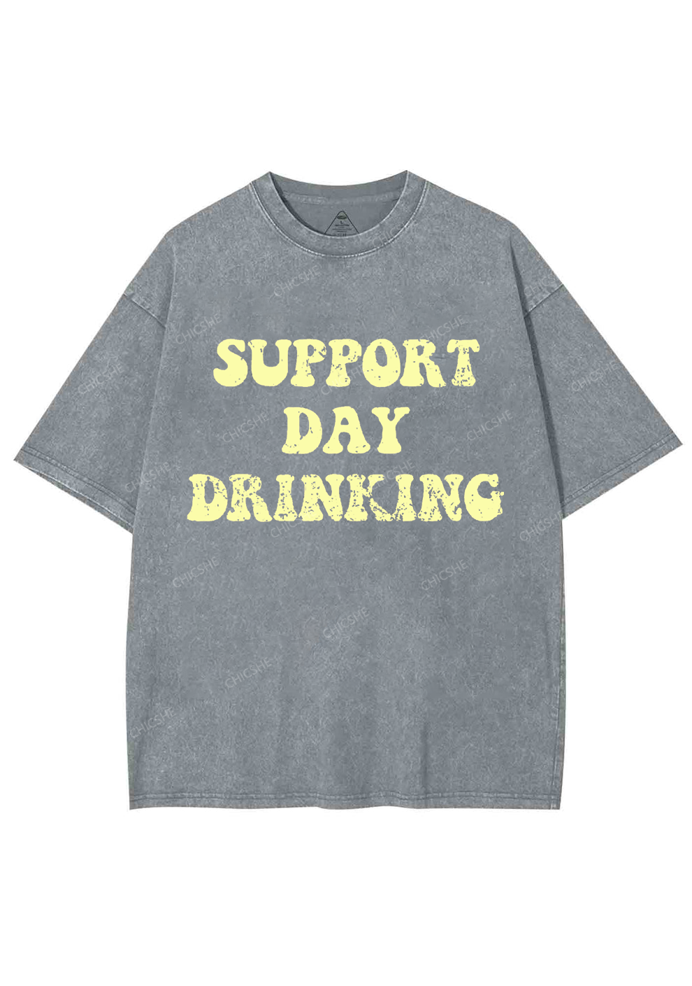 Support Day Drinking Y2K Washed Tee Cherrykitten