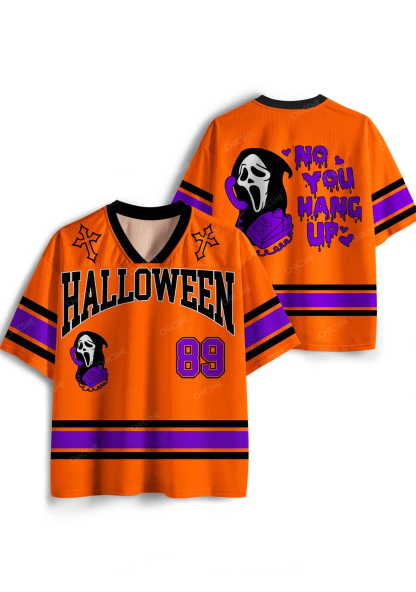 Halloween Custom Horror Hang Up Y2K Sport Jersey Shirts Chicshe