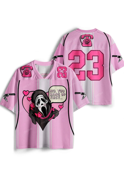 Halloween Custom Horror Hang Up Frist Y2K Sport Jersey Shirts Chicshe