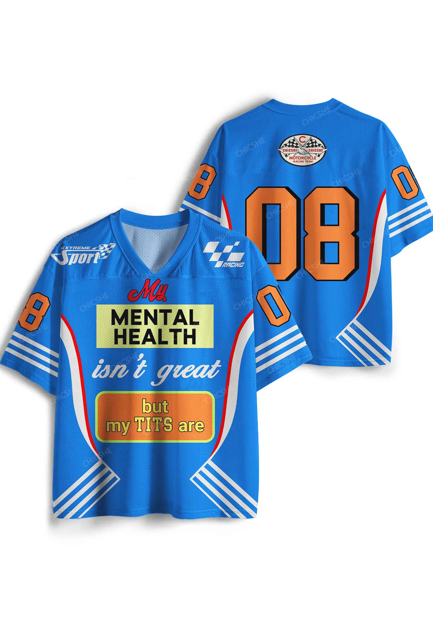 Custom My Mental Health Isnt Great Y2K Sport Jersey Shirts Chicshe