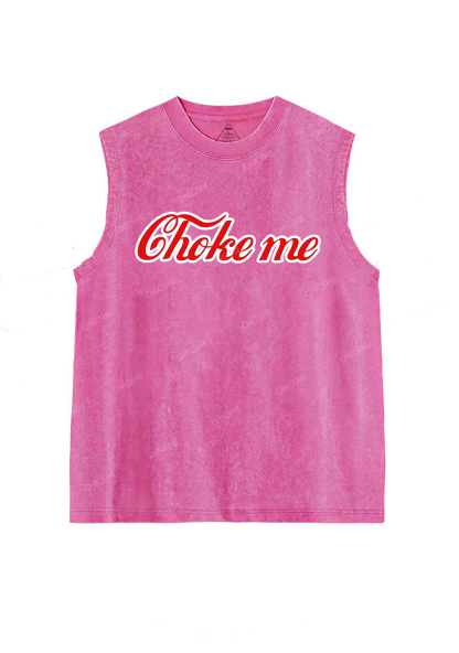 Choke Me Y2K Washed Tank Chicshe