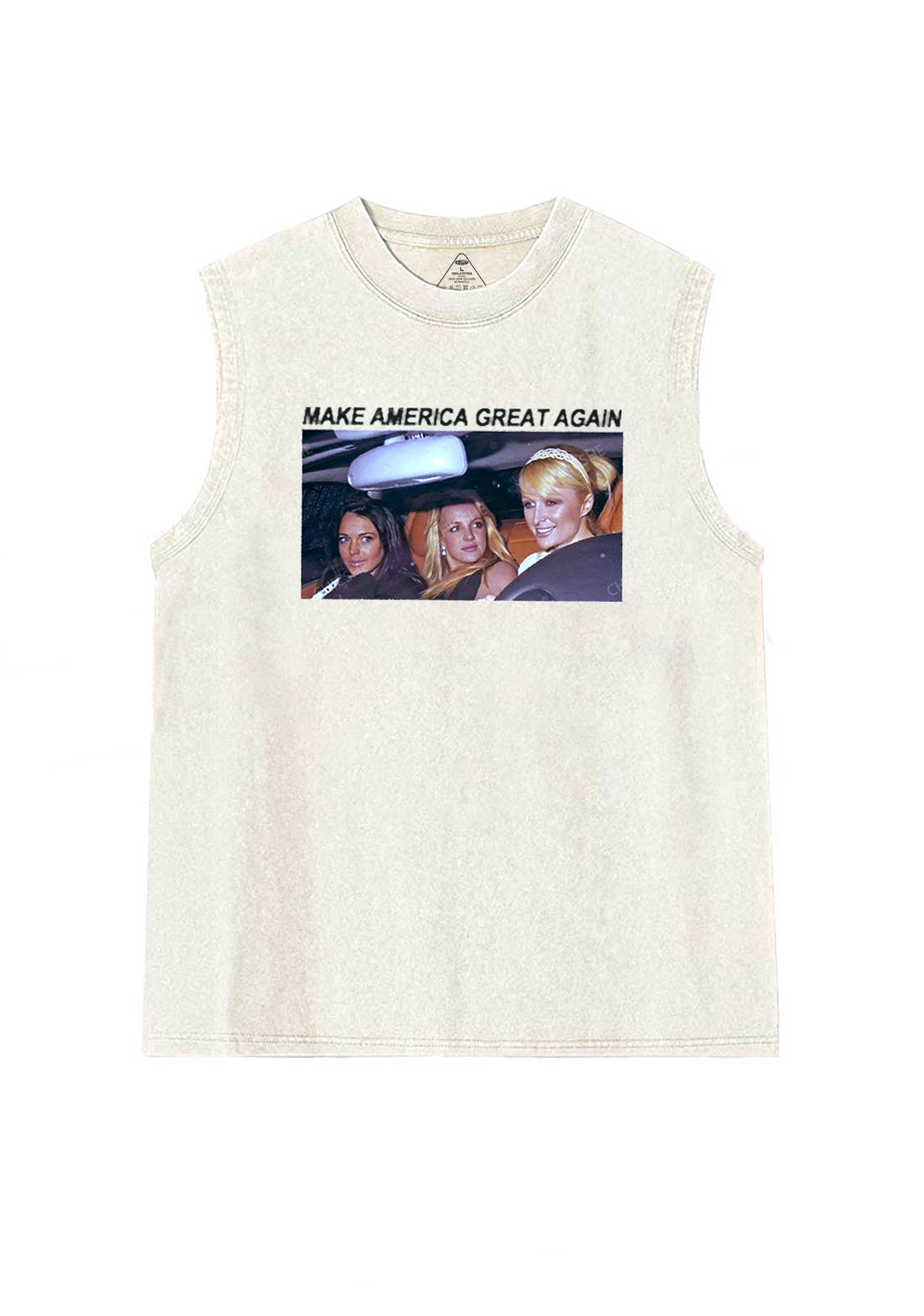 Make America Great Again Y2K Washed Tank Chicshe
