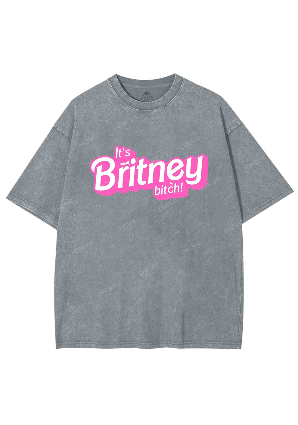 It's Britney Bixch Y2K Washed Tee Chicshe