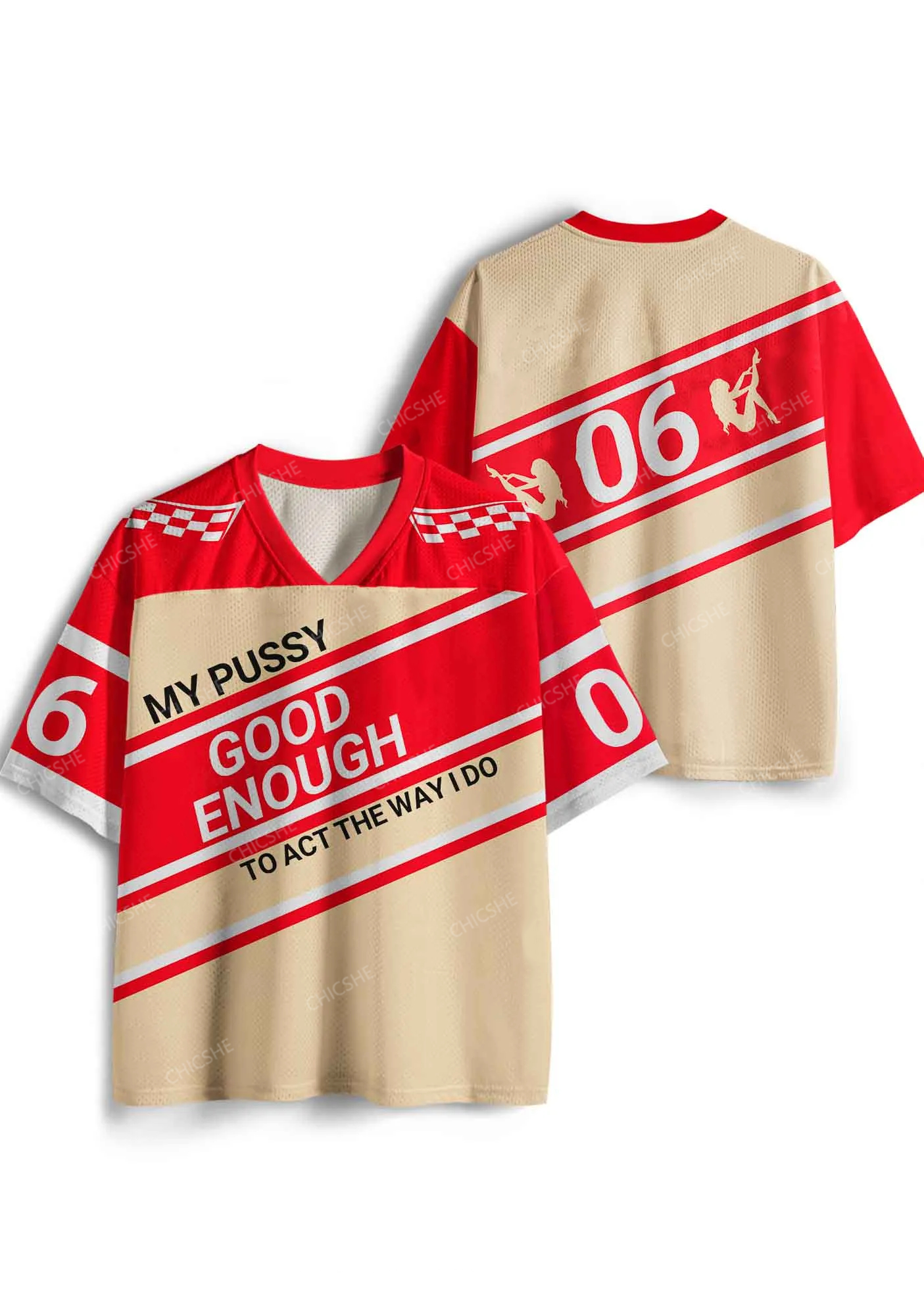 Custom Good Enough To Act Y2K Sport Jersey Shirts Chicshe