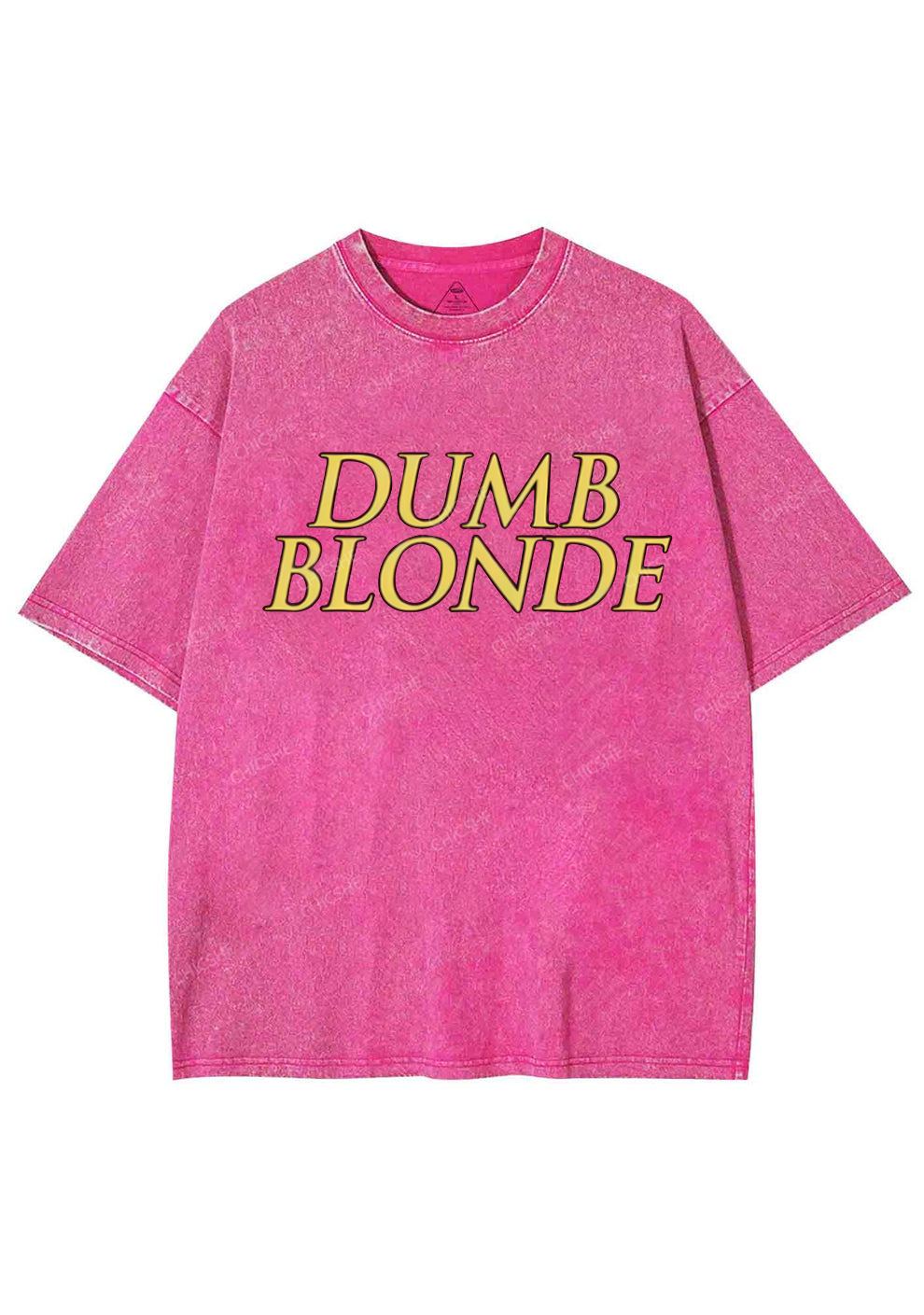 Dumb Blonde Y2K Washed Tee Chicshe