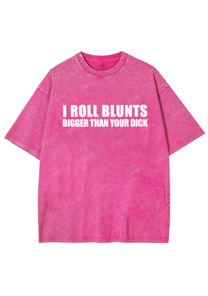 I Roll Blunts Y2K Washed Tee Chicshe
