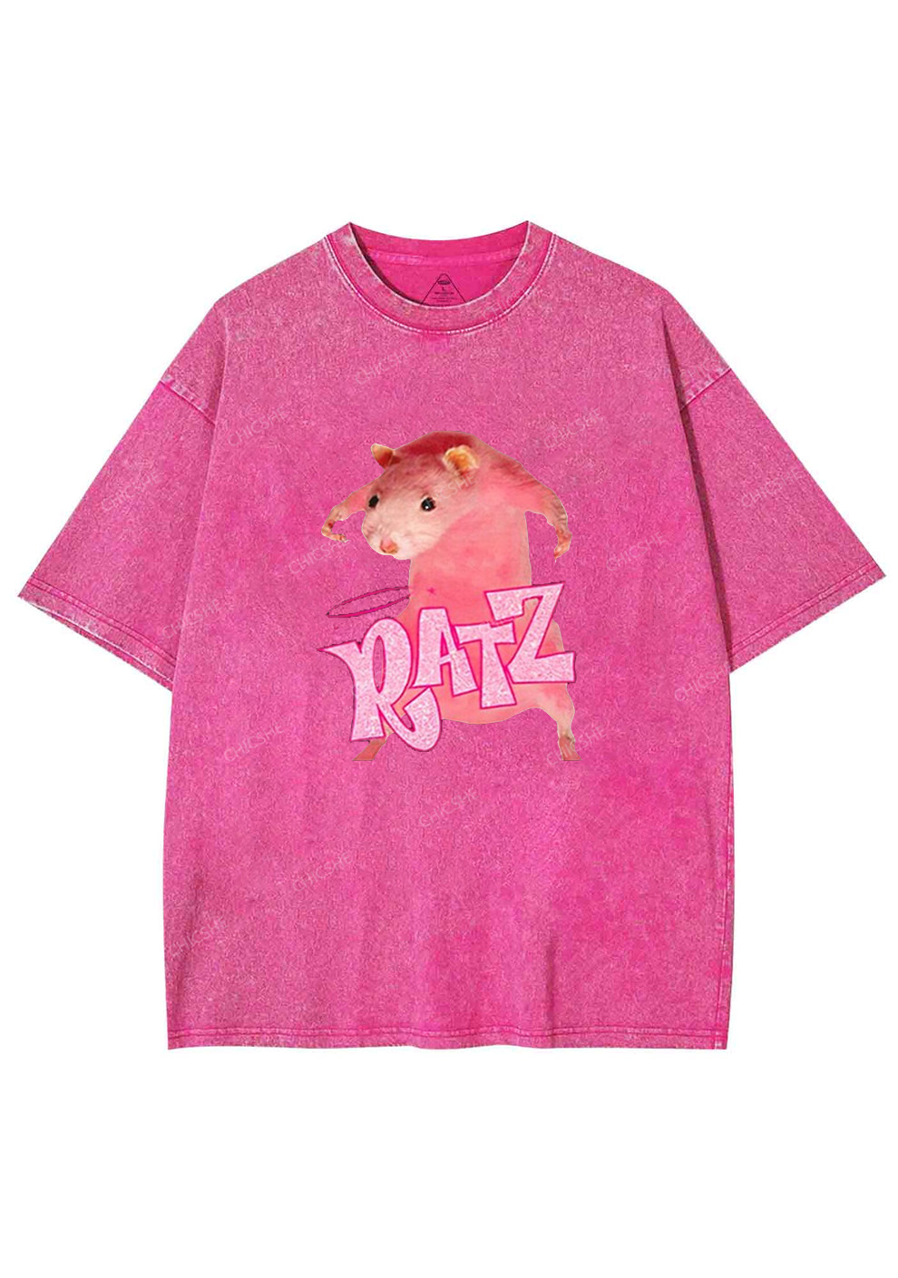 Pink Ratz Y2K Washed Tee Chicshe