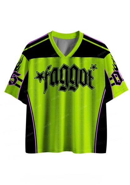 Custom Faggot Stars Pride Y2K Sport Jersey Shirts Chicshe