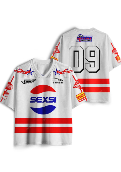 Custom Red Blue Sexsi Y2K Sport Jersey Shirts Chicshe