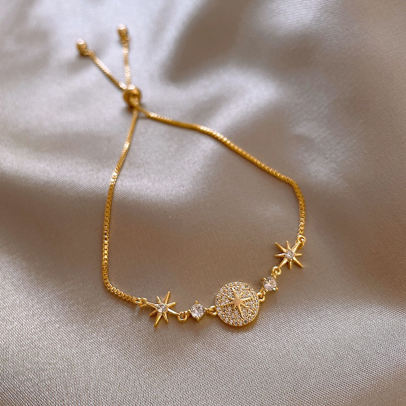 Star Adjustable Pull-On Bracelet