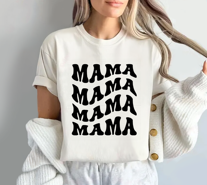 Distorted Black Mama T-shirt