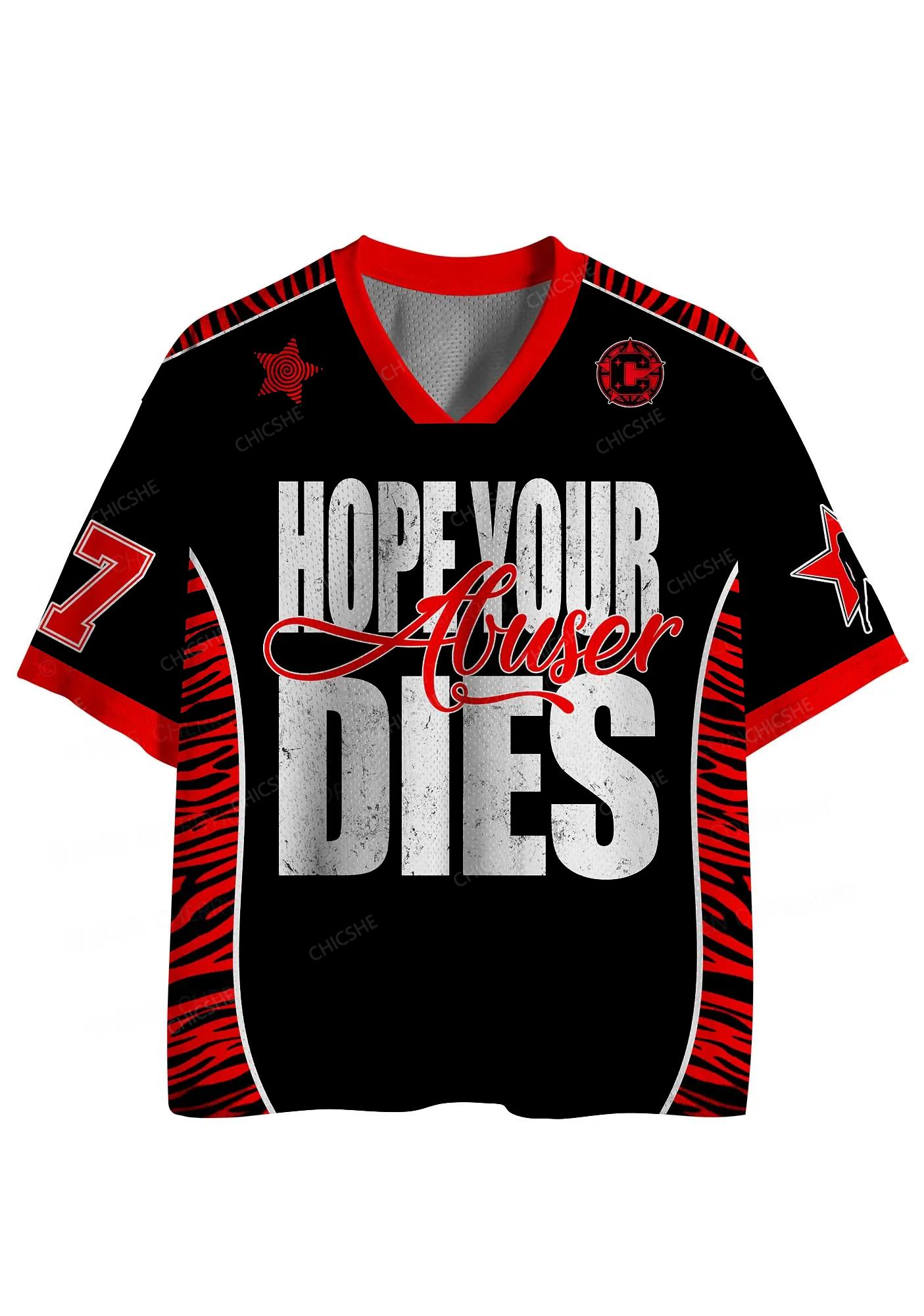 Custom Abuser Dies Y2K Sport Jersey Shirts Chicshe