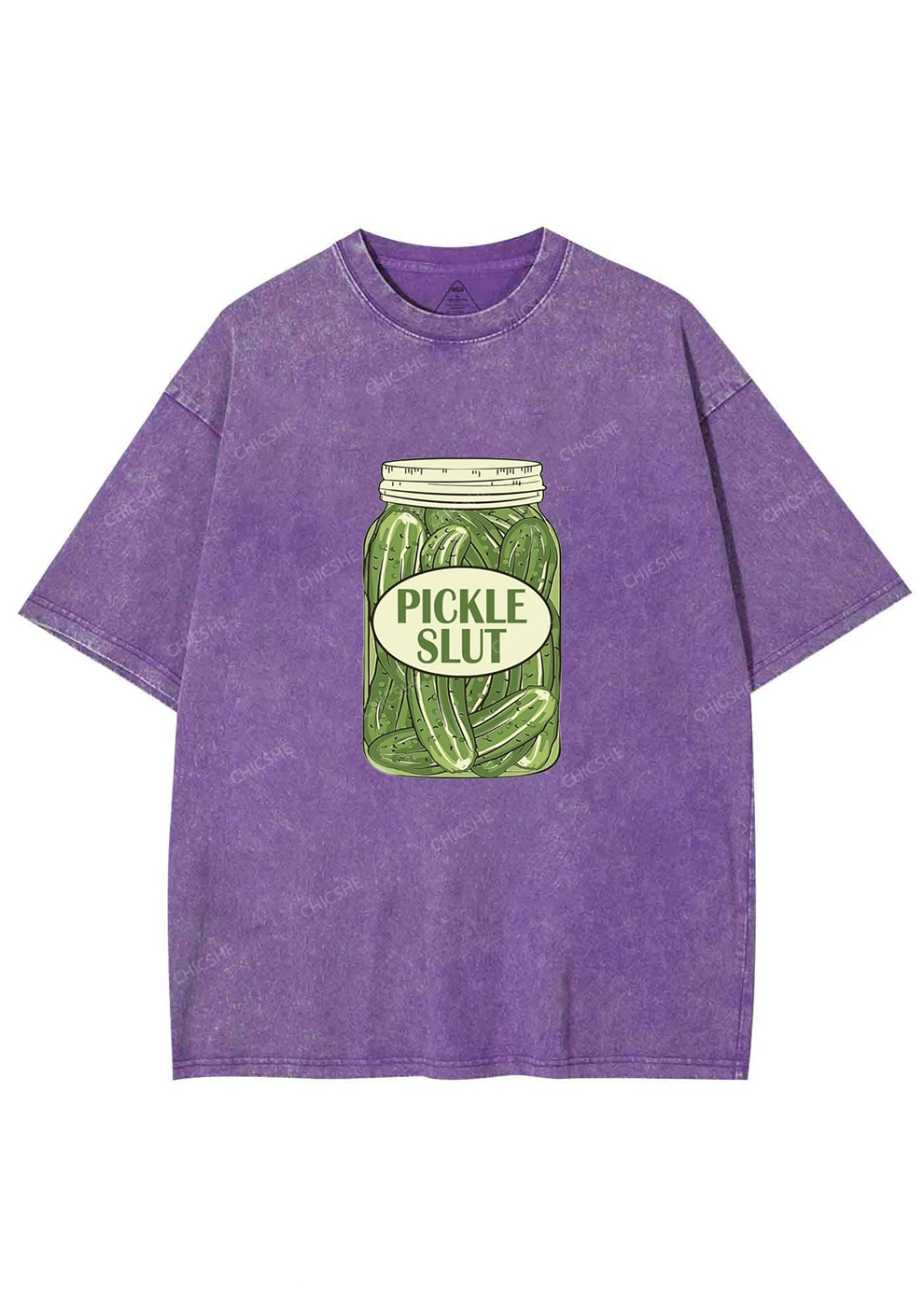 Pickle Slxt Y2K Washed Tee Chicshe